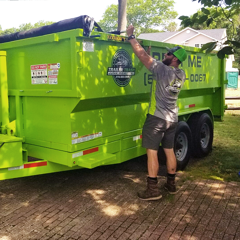 Junk Removal Expert at Trailer